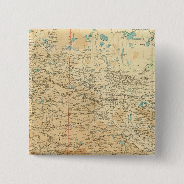 Alberta und Saskatchewan Button (Vorderseite)