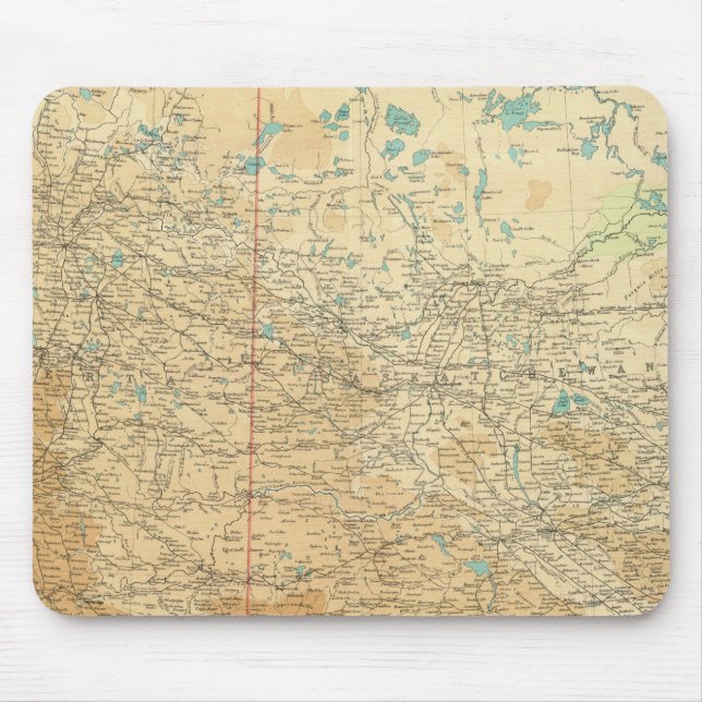 Alberta und Saskatchewan Mousepad (Vorne)
