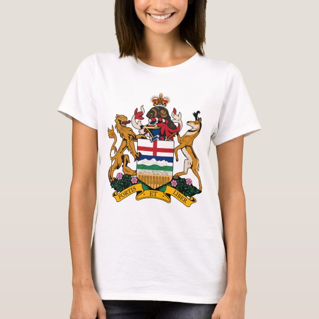 Alberta-Wappen T - Shirt (Vorderseite)