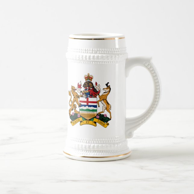 Alberta-Wappen Tasse (Rechts)
