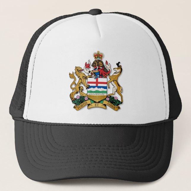 Alberta-Wappen Truckerkappe (Vorderseite)