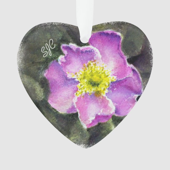 ALBERTA WILD ROSE VALENTINE ORNATION ORNAMENT (Vorderseite)