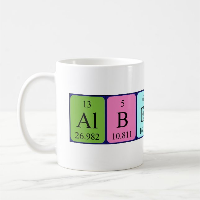 Albertine Periodenname Tasse (Links)