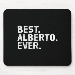 Alberto Hemd lustige Männer Vatertag Geschenkidee Mousepad