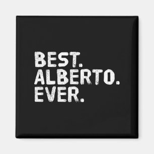 Alberto-Shirt lustig Männer-Vatertags-Geschenkidee Magnet
