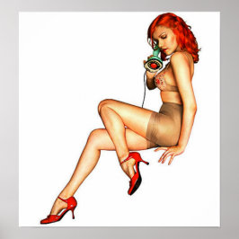 Alberto Vargas Button Up Model's (Poster) Poster