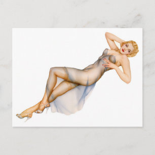Alberto Vargas Vintage Pin-up Postkarte
