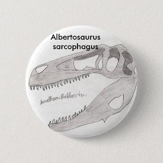 Albertosaurus-Sarkophag Button