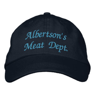 Albertson's Meat Dept. Bestickte Kappe