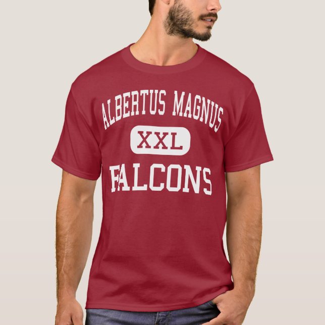 Albertus Magnus - Falcons - hoch - Bardonia T-Shirt (Vorderseite)