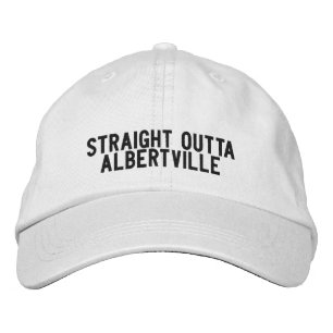ALBERTVILLE Alabama Mütze Bestickte Baseballkappe
