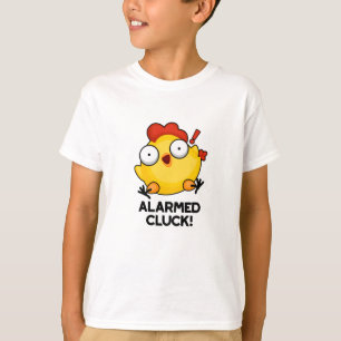 Albewaffneter Cluck Funny Chicken Clock Puff T-Shirt