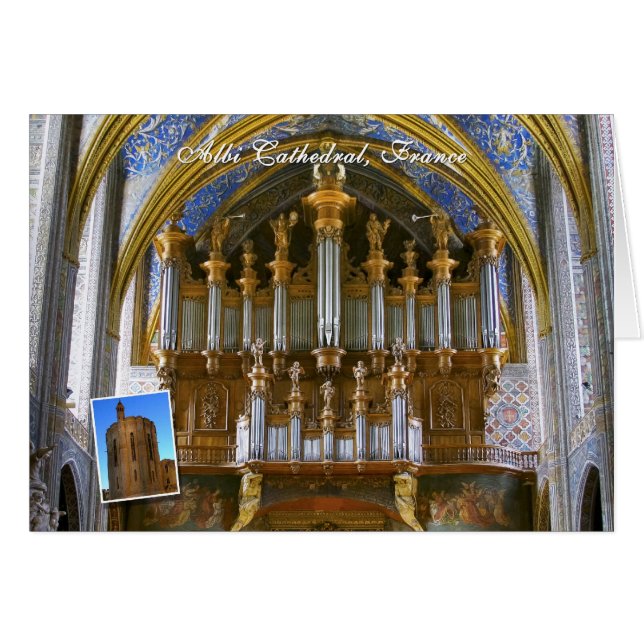 Albi Cathedral organ, Frankreich (Vorderseite (Horizontal))