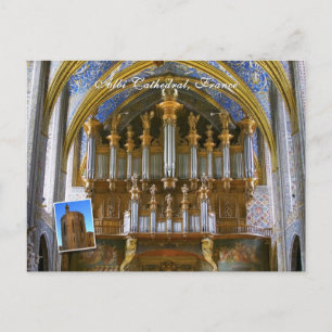 Albi Kathedrale Orgel Postkarte