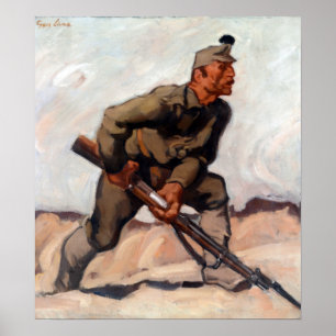 Albin Egger-Lienz Kaiserschutz Dolomitenwacht Poster