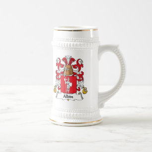Albin Familienwappen Bierglas