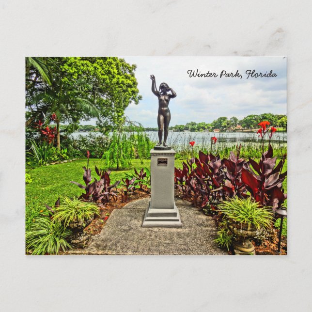 Albin Polasek Skulptur Gardens Winter Park FL Postkarte (Vorderseite)