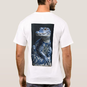 Albino Alligator voll in Verzierter Tradition T-Shirt