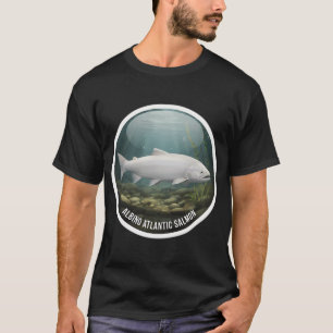 Albino-Atlantischer Lachs – Salmo salar albinus T-Shirt