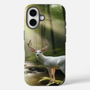 Albino Bock iPhone 16 Hülle