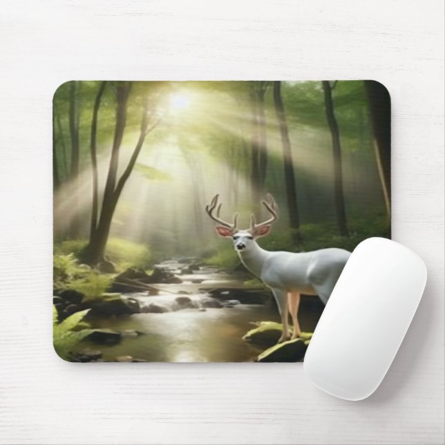 Albino-Bock  Mousepad (Mit Mouse)