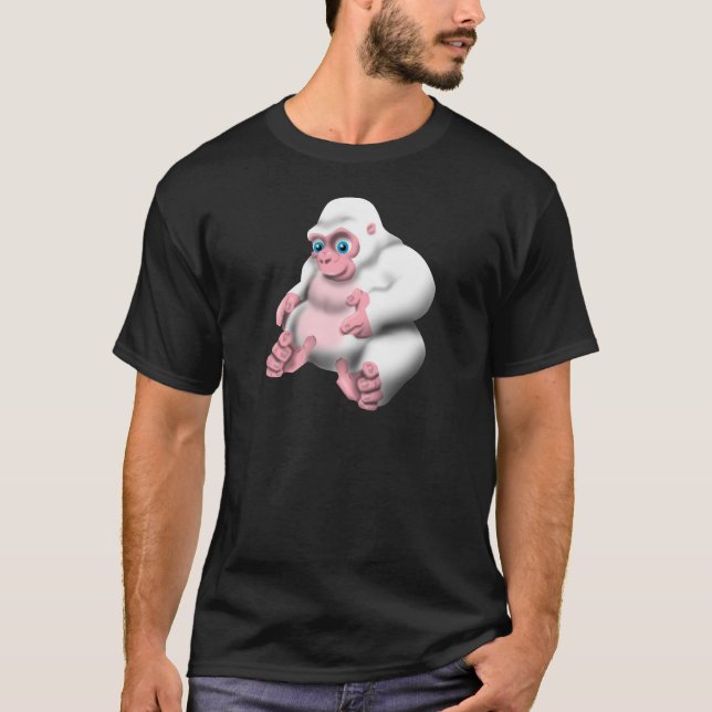 Albino-Gorilla T-Shirt (Vorderseite)