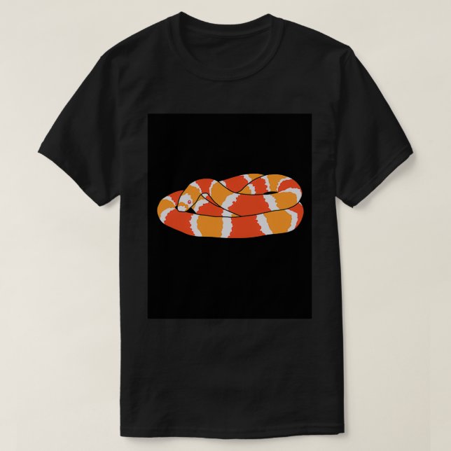 Albino Milk Snake T-Shirt (Design vorne)