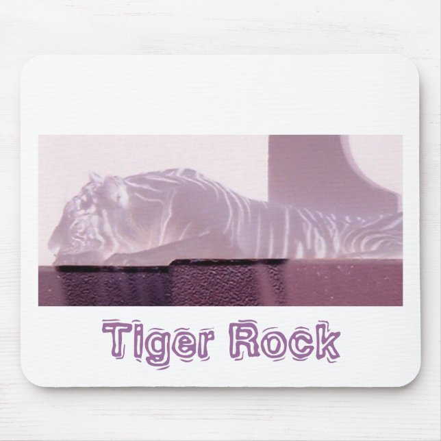 Albino Tiger Mousepad (Vorne)