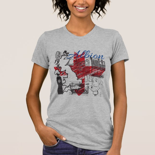 Albion - Für die Liebe von England T-Shirt (Vorderseite)