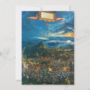 Albrecht Altdorfer - Die Schlacht von Alexander be Einladung
