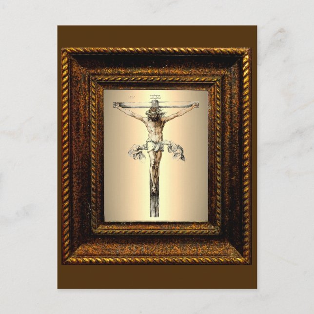 Albrecht Dürer 1505 Christ auf der Cross Card Postkarte (Vorderseite)