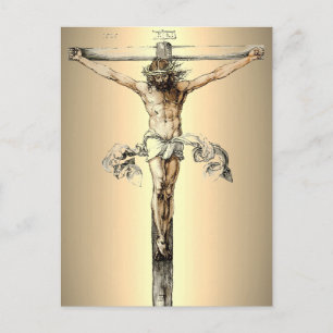 Albrecht Dürer 1505 Christ über die Kreuzpostkarte Postkarte