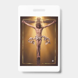 Albrecht Dürer 1505 Christus am Kreuz Abzeichen Ausweis