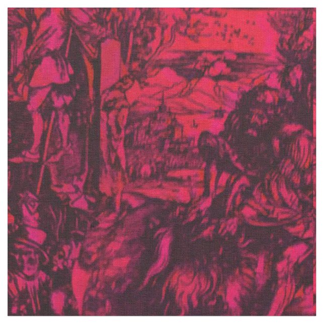 Albrecht Dürer Burgunder Stoff (Nahaufnahme)