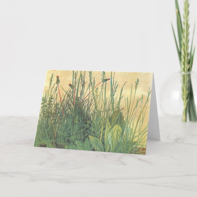 Albrecht Durer - das große Stück Turf Karte (Vorderseite)