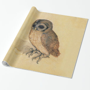 Albrecht Dürer Der Kleine Uhu Vintage Feine Kunst Geschenkpapier