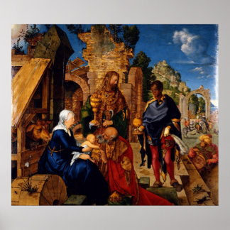 Albrecht Durer Die Verehrung der Magi Poster