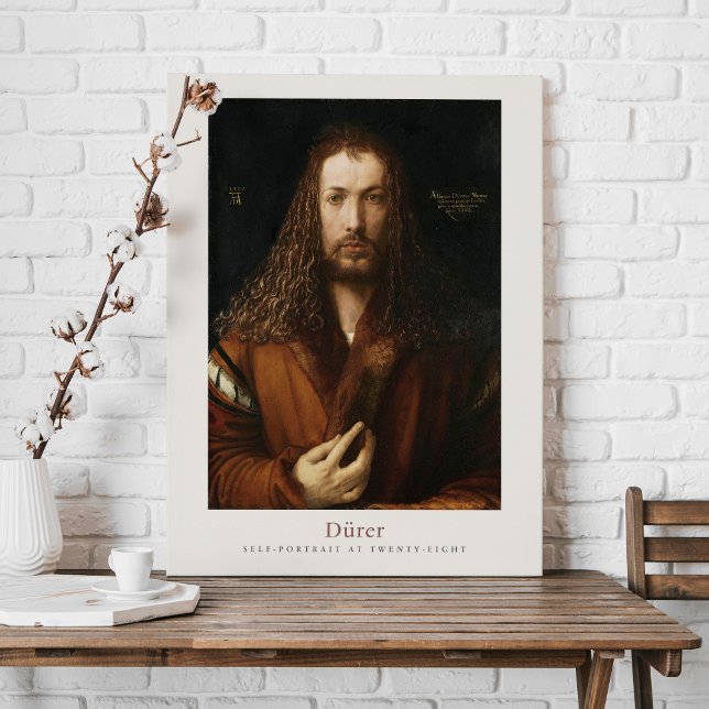 Albrecht Dürer Durer Selbstporträt 1500 Ausstellun Leinwanddruck (Von Creator hochgeladen)