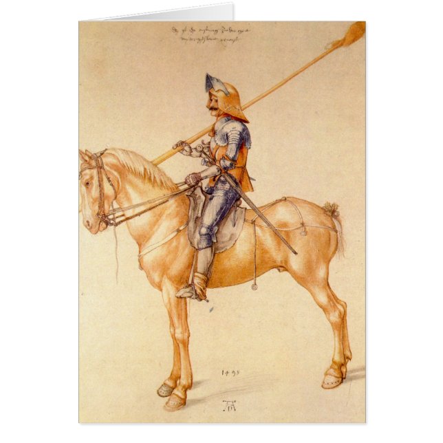 Albrecht Durer - Reiter in der Rüstung (Vorne)