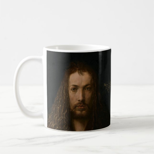 Albrecht Dürer - Selbstportrait, 1500 Kaffeetasse (Links)