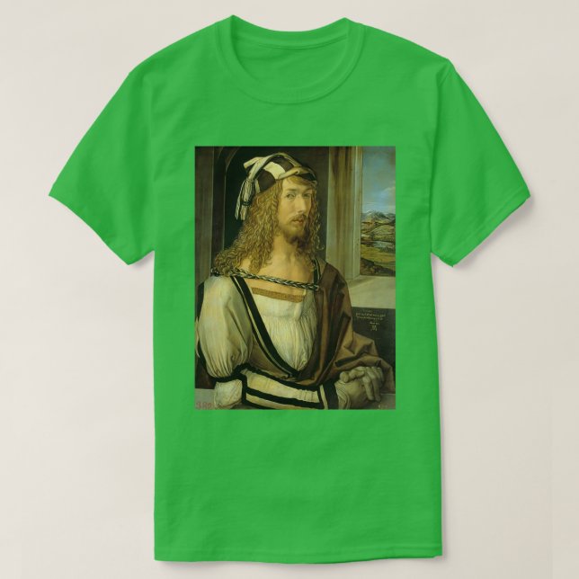 Albrecht Durer-Selbstportrait T-Shirt (Design vorne)