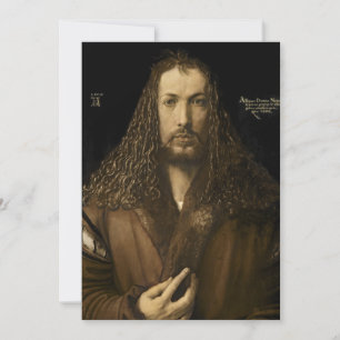 Albrecht Dürer - Selbstporträt Einladung