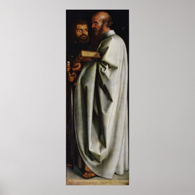 Albrecht Durer The Four Apostles Right Panel Poster (Vorne)