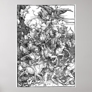 Albrecht Durer The Four Horsemen of the Apokalypse Poster