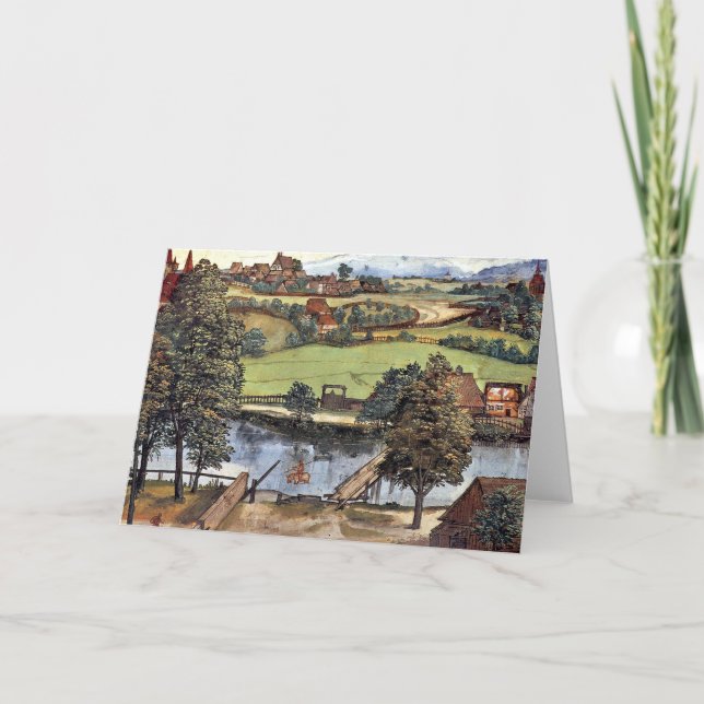 Albrecht Durer, The Trefileria on Peignitz, Karte (Vorderseite)