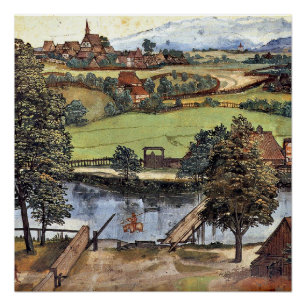 Albrecht Durer, The Trefileria on Peignitz, Poster