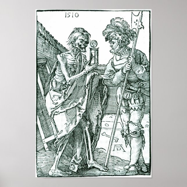 Albrecht Dürer - Tod & The Landsknecht Poster (Vorne)