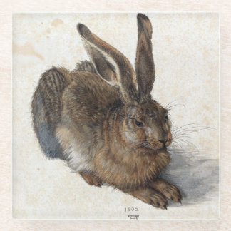 Albrecht Dürer, Young Hare, 1502 Glasuntersetzer