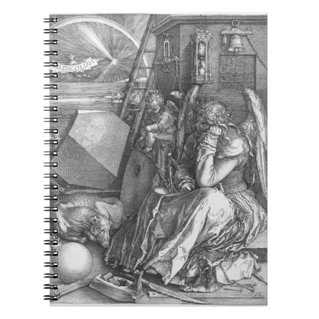 Albrecht Dürers Melencolia Notizblock (Vorderseite)