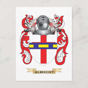 Albrecht-Wappen (Familienwappen) Postkarte
